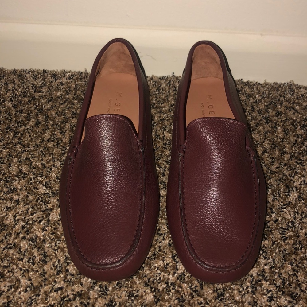 M. Gemi Men's Italian Leather Loafers, Size 43